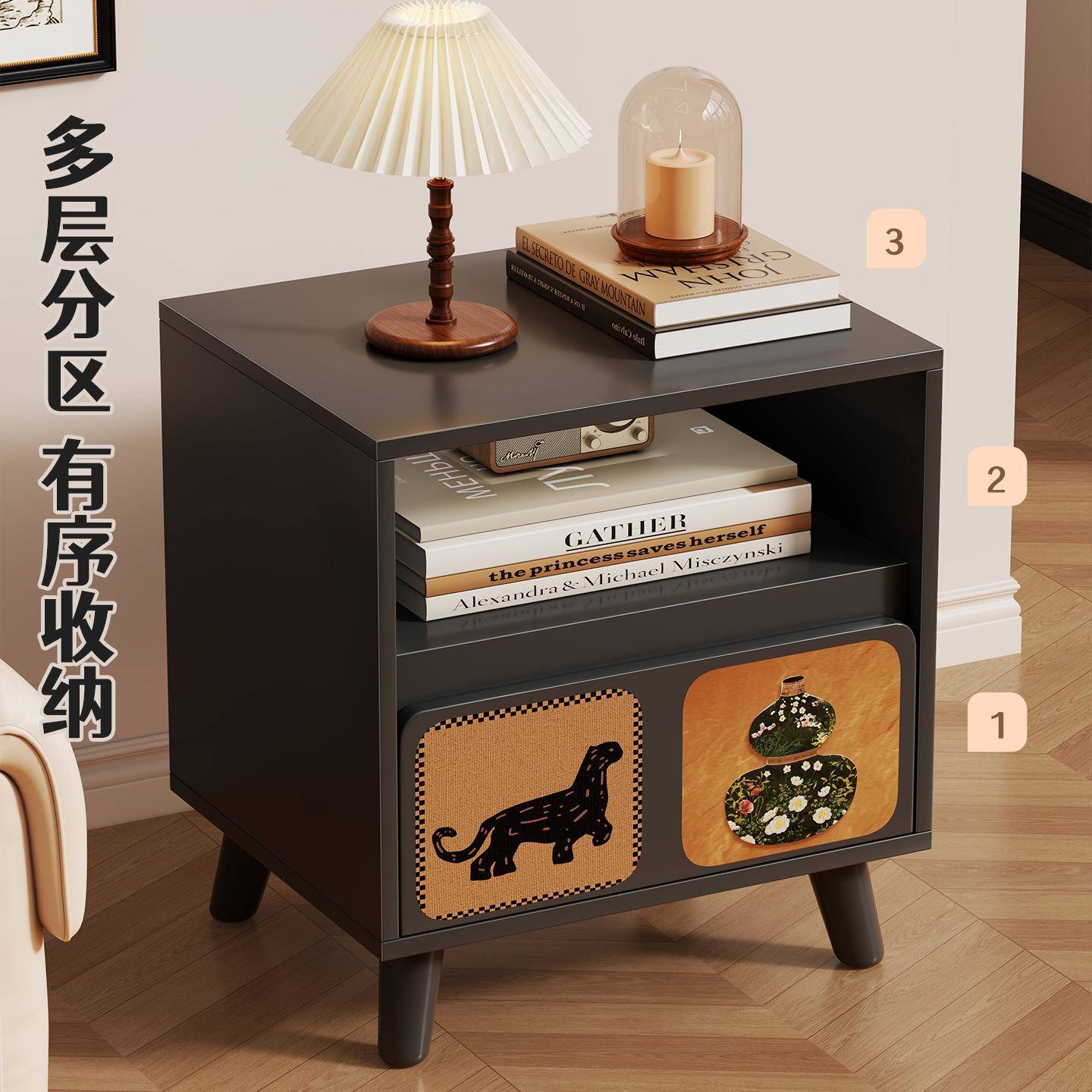 小双桌子沙几简约层小茶边44682几简易出租屋家用小户发型床头桌