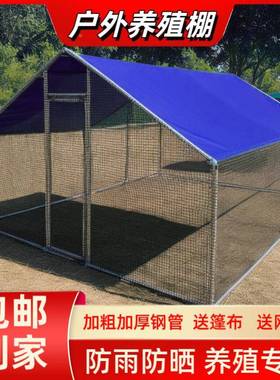 鸡户外养殖棚养棚防雨棚鸡窝室52505外禽鸡笼子养鸭棚鸽专用家殖