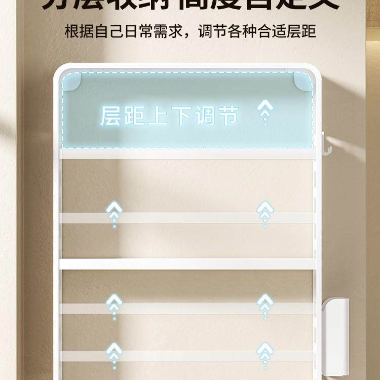 厨房功能置物太架料架2D3b2xba壁挂调式空铝免打孔墙多上调味料品