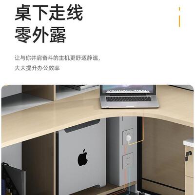 约简现代屏风/职员办公桌24/组PFBGW-zj6双人员工位桌椅合财务室