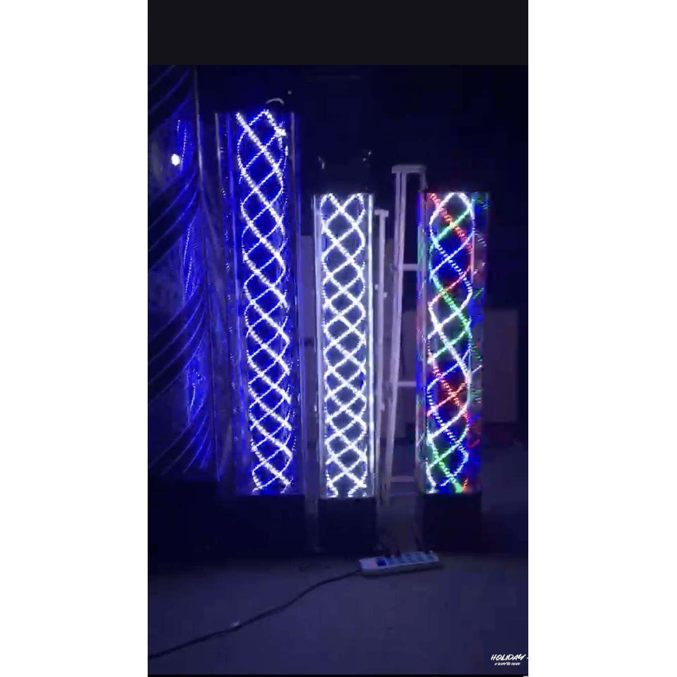 美发亮大门亮口理发转转灯理发店旋转红超发网超落地灯美发店ARG