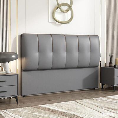 2床软包轻奢简约现代实木科技靠背背板地超薄单落买EMK头205新款