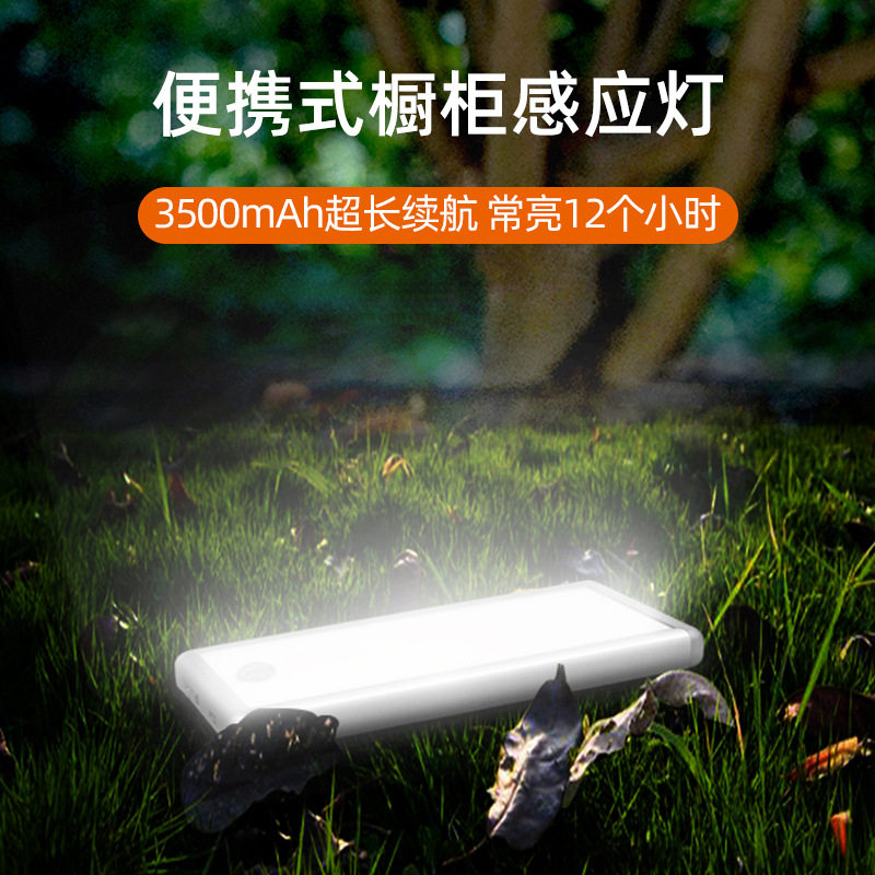 智能人体感应灯 led野营灯楼梯玄关壁灯免布线磁吸光控感应小夜灯
