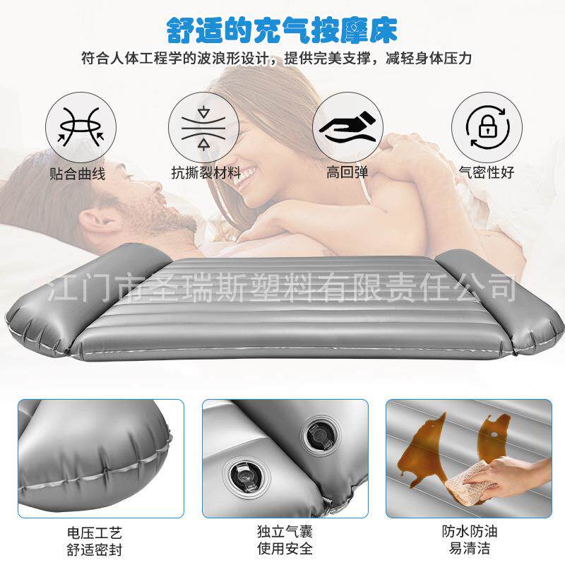 双枕气床垫单人水水床疗洗浴中心水水床床加厚可注PVC气垫充床带