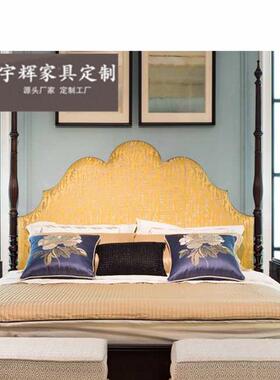 粤具1惠简.美卧室家具实木奢华布艺.51MNI8米双人床