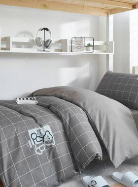 40威乐尼系支斜纹13372水洗系学生床三件套铺四件套上下列棉架子