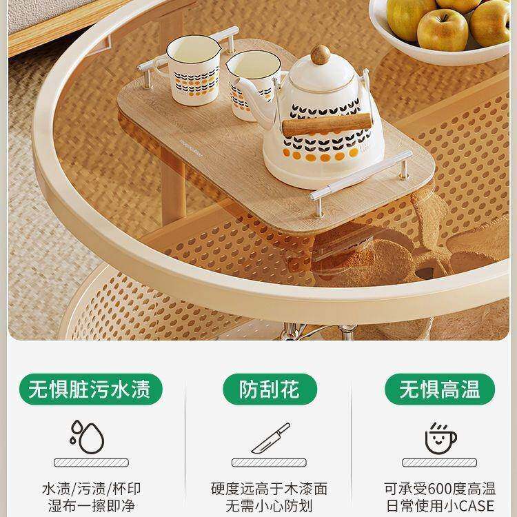 油风YRV边几移动小户型沙发奶边柜简约现代小茶几边侧柜可收纳小