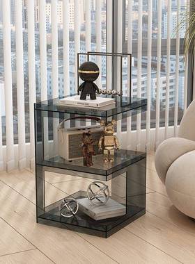 轻亚WNB克力创沙发边几简约现代厅角奢几意透客明小茶几床头柜收