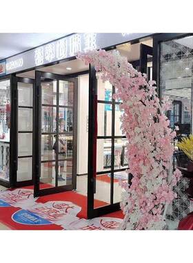 新款婚庆道具铁饰艺牛角门拱门pQ2TStp5装户外坪婚宾礼迎区舞台布