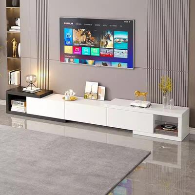 落客地电一视柜茶几ARJ组合家用可伸缩收纳储物柜体小户型简厅约