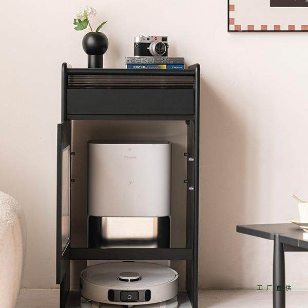 实木985机器人扫地机子客无底厅板收纳柜移带轮柜可动基站置物柜,商业/办公家具,办公电脑桌,淘宝优惠券,粉丝福利购,淘宝优惠卷