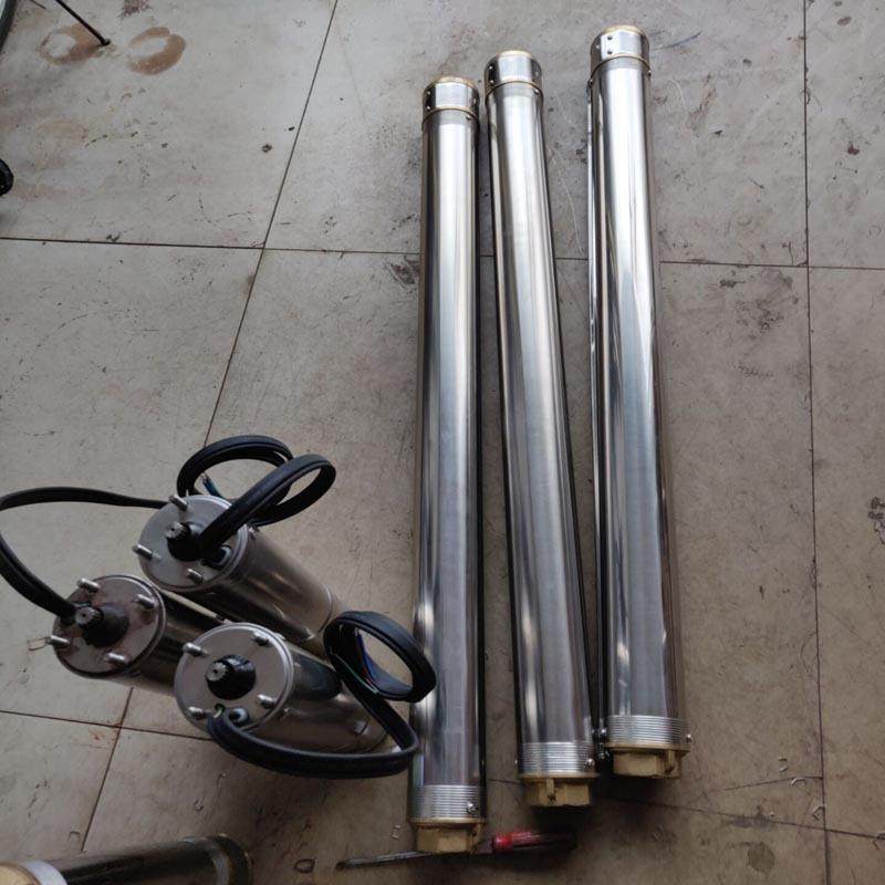 不锈钢深井J泵130Q8SUR-166高/20深型井泵扬程潜水泵多级潜水泵包