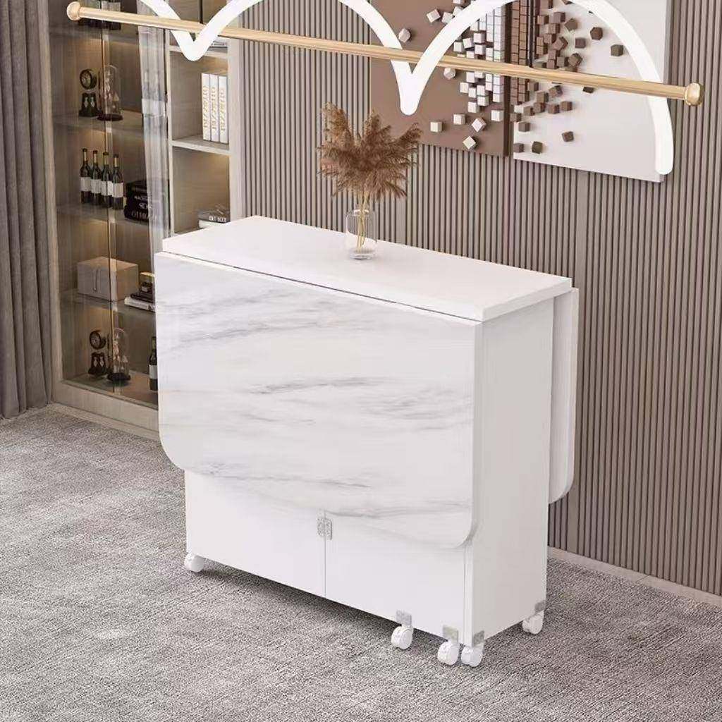 折叠餐桌移家用户型可动带轮HSN可伸缩长方形简易多功小能吃饭桌,商业/办公家具,餐桌椅系列,淘宝优惠券,粉丝福利购,淘宝优惠卷