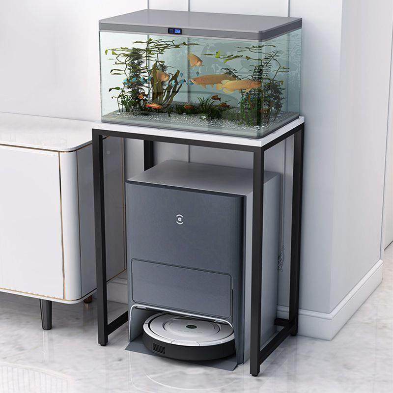 缸铁艺客扫地BIJ机器人置物架打机架沙发边几厅饮水架鱼印架收纳