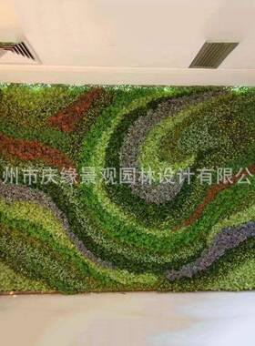 仿真绿植墙面假装人饰造植lj200物墙背景形象花墙植物墙台塑料假