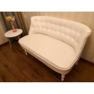 网红小沙发服装店双人小户型美式款店铺卧室欧式原木约好看夏天