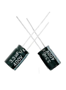 ytf电解积电容400V3.3UF体.6*12mm33UF/400ABGV耐高温电源常用电