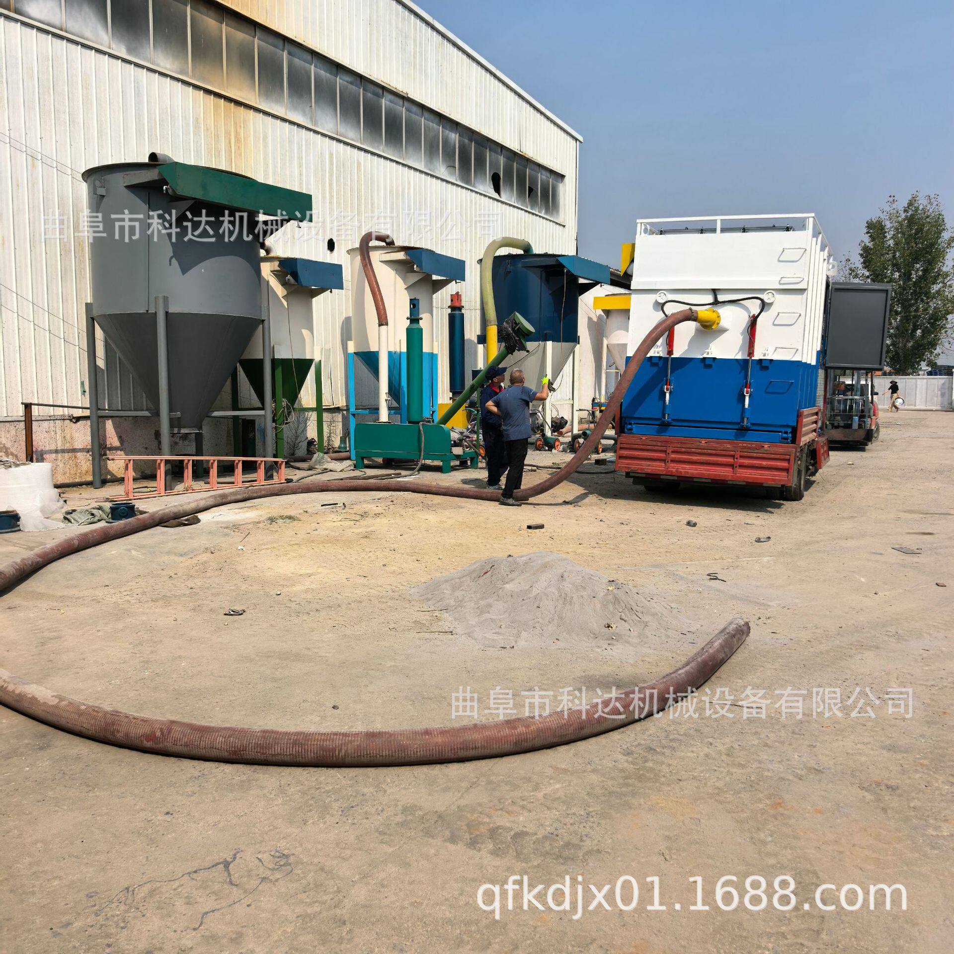 移动式平板自卸车拉着走的方箱体气力吸灰机电厂炉膛高空抽灰机