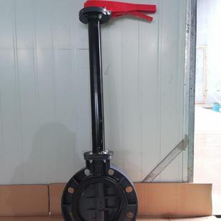 一台 610元 天津大禹 DN200 UPVC加长杆手柄蝶阀
