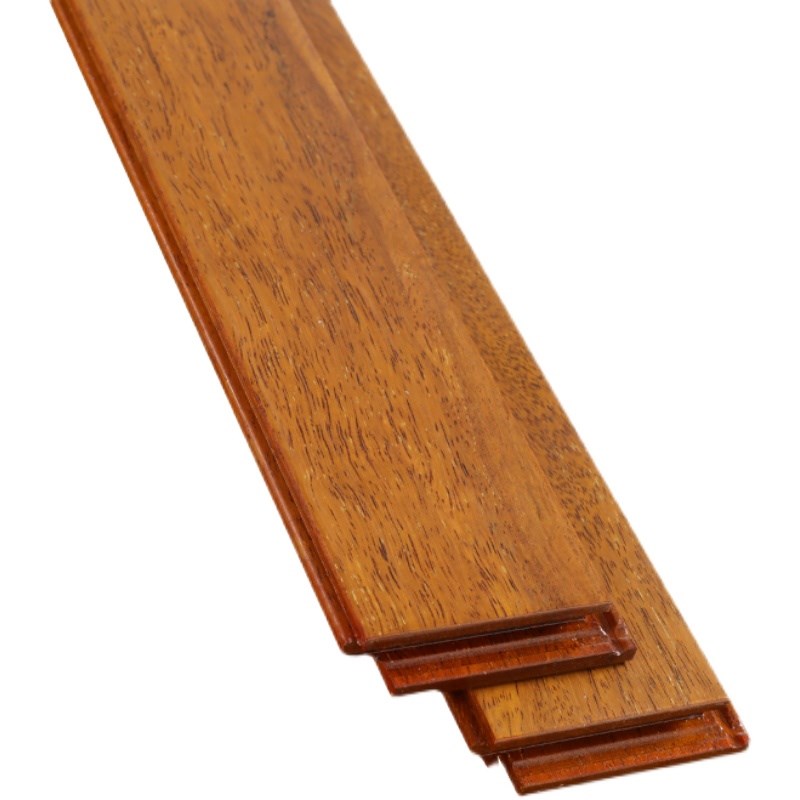 印茄木菠萝格纯实木人字拼地板家用锁扣耐地热地暖免龙骨