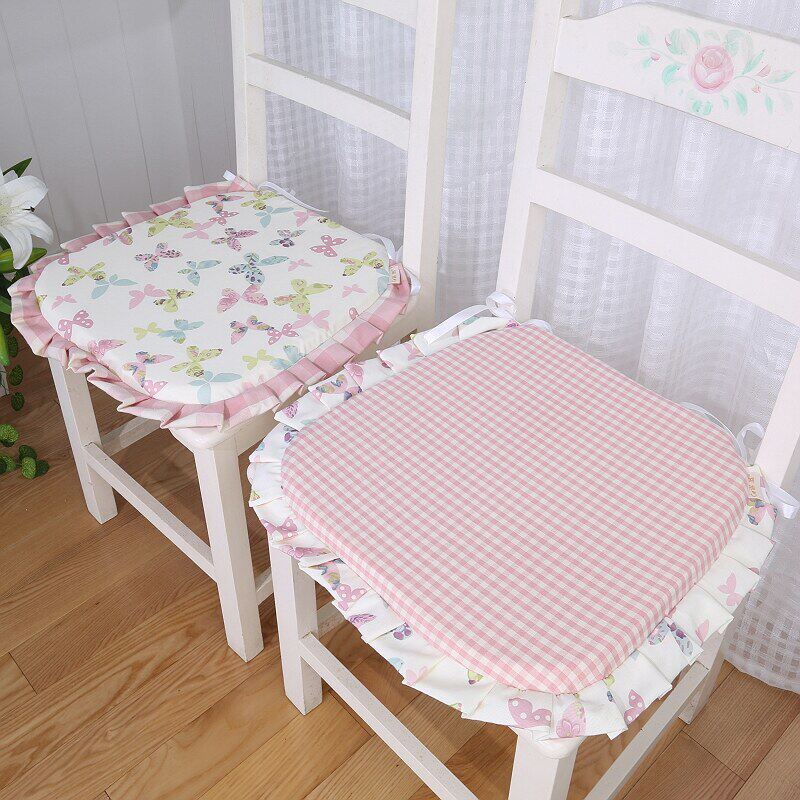 椅子垫子坐垫四季可拆洗餐椅垫子椅子餐椅垫梯形家用办公室软垫子