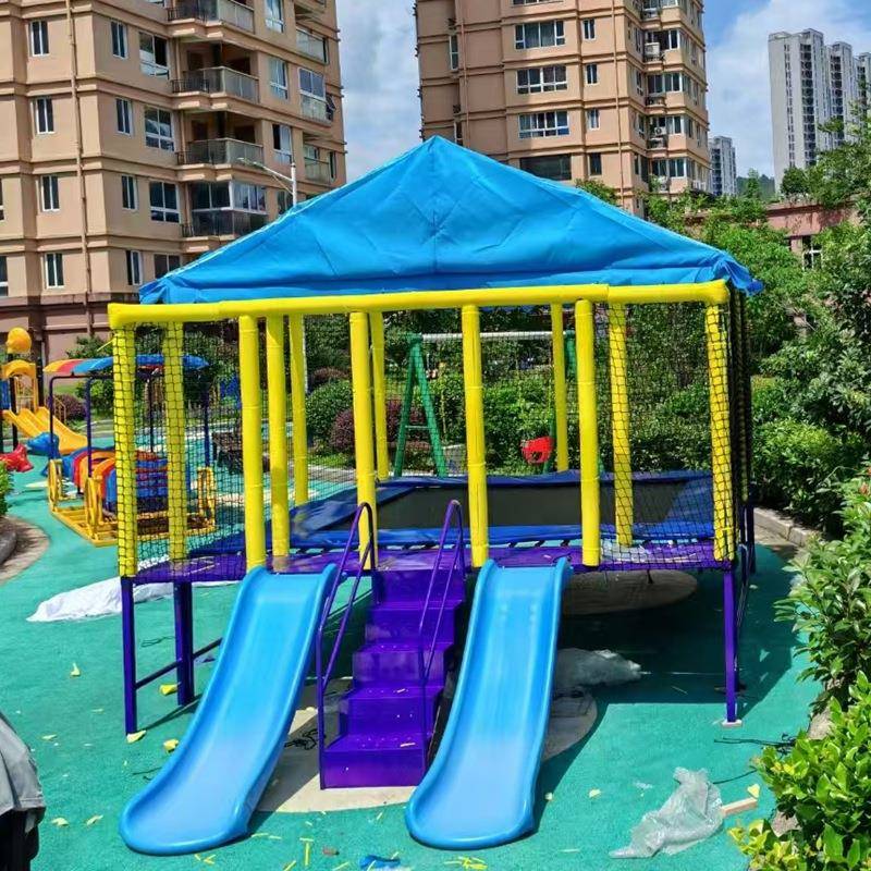 幼儿园大型蹦床室外儿童蹦蹦床广场摆摊跳跳床成人户外游乐场设备
