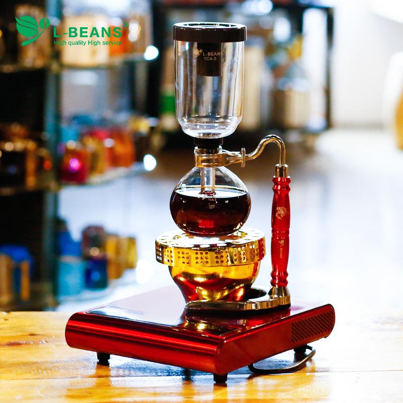 L-BEANS光波炉 虹吸壶加热炉 电热光波炉红外线 咖啡电光炉可定时