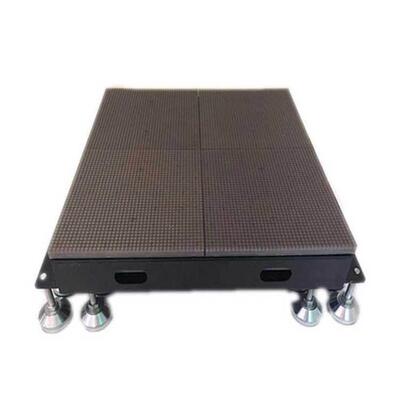 深圳北站蓝色大气高端数字豪华办公楼展厅LED互动地砖显示屏