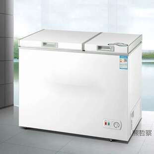 小冰柜家用冷柜小型双门双温冰柜商用租房冰箱冷冻冷藏