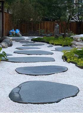 白色石子黄色石子黑色石子红色石子造景米石铺路石景观工程铺面材