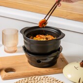 固体酒精炉子酒精炉小火锅陶瓷家用锅具单人一人一个砂锅迷你宿舍