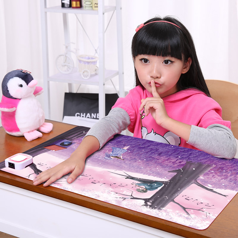 冬天办公室桌面暖手加热书写暖桌垫电热学生写字台发热鼠标垫女生