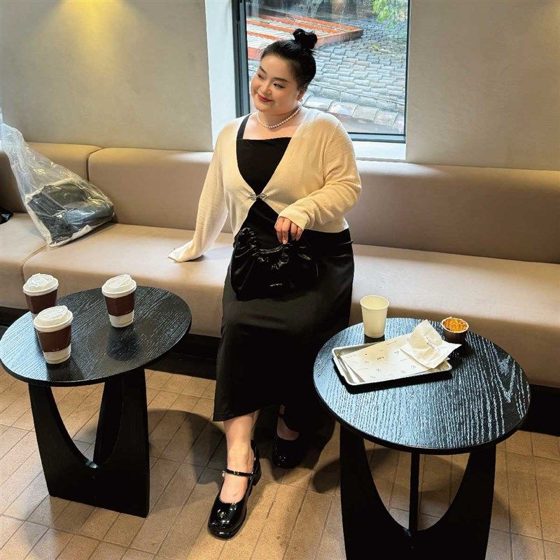 【福饮沸别】大码女装新中式国风胖mm针织开衫女CP015