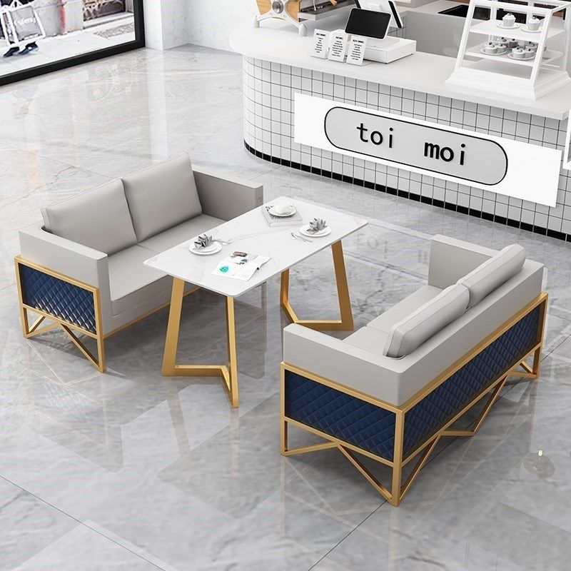 北欧甜品奶茶店卡座沙发烘培休闲酒吧清吧商用铁艺咖啡厅桌椅组合,商业/办公家具,沙发,淘宝优惠券,粉丝福利购,淘宝优惠卷