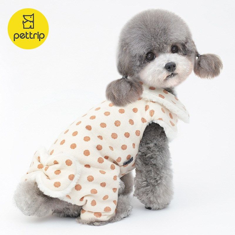 秋冬可爱保暖宠物圆点提花毛绒四脚棉衣服小狗加绒加厚泰迪博美,宠物/宠物食品及用品,狗宠物服装/雨衣,淘宝优惠券,粉丝福利购,淘宝优惠卷