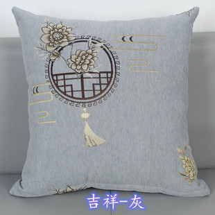 雪尼尔沙发抱枕套靠垫套子床头靠背套可拆洗不含芯套客厅大号枕套