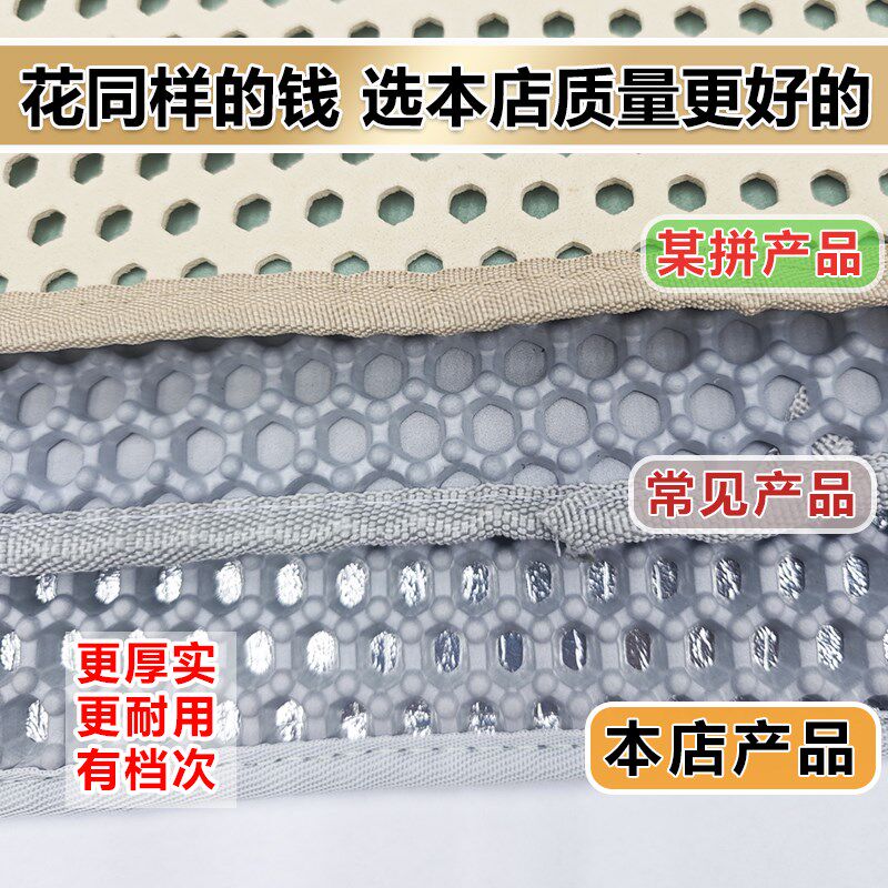 加厚猫砂垫防带出超大双层过滤猫砂盆防外溅控砂猫咪大便清洁用品