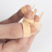 成人琵琶指甲专业级演奏儿童透明赛璐璐琵琶指甲配件送胶布