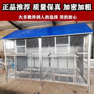 鸽舍鸽子笼定制鸽笼鸽棚信鸽放飞笼大型鸽笼养鸡鸟通用户外养殖笼