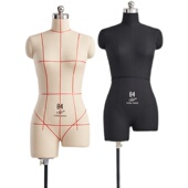 红邦人台立体裁剪女国标带臀女上半身立体剪裁立裁人台标准模特