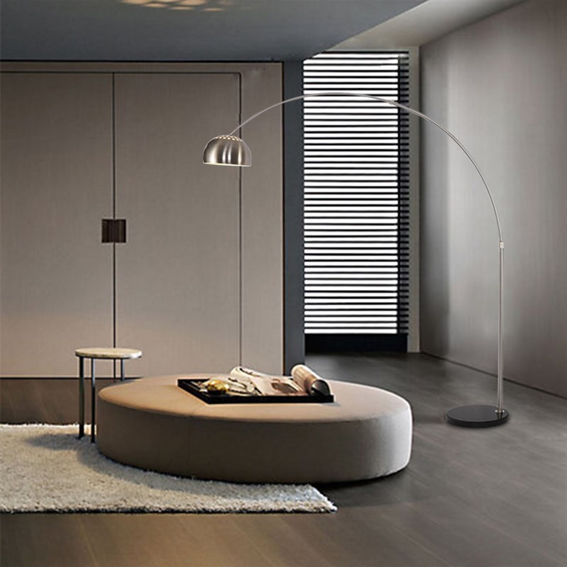 Arco大理石钓鱼落地灯设计师意大利客厅样板房间抛物线展厅装饰灯