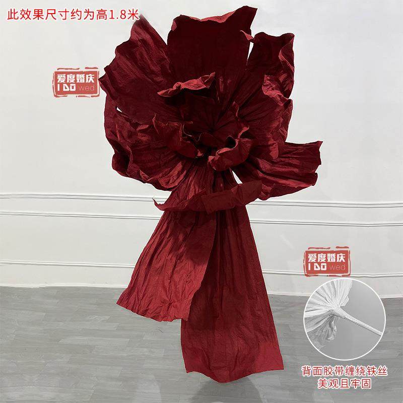 婚庆大型仿真褶皱纸艺美塑花婚礼背景成品花橱窗装饰巨型纸花,鲜花速递/花卉仿真/绿植园艺,割草机/草坪机,淘宝优惠券,粉丝福利购,淘宝优惠卷