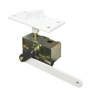 隐形手动百叶窗开关手摇内嵌式厢体机柜百叶窗比特数据中心机房窗