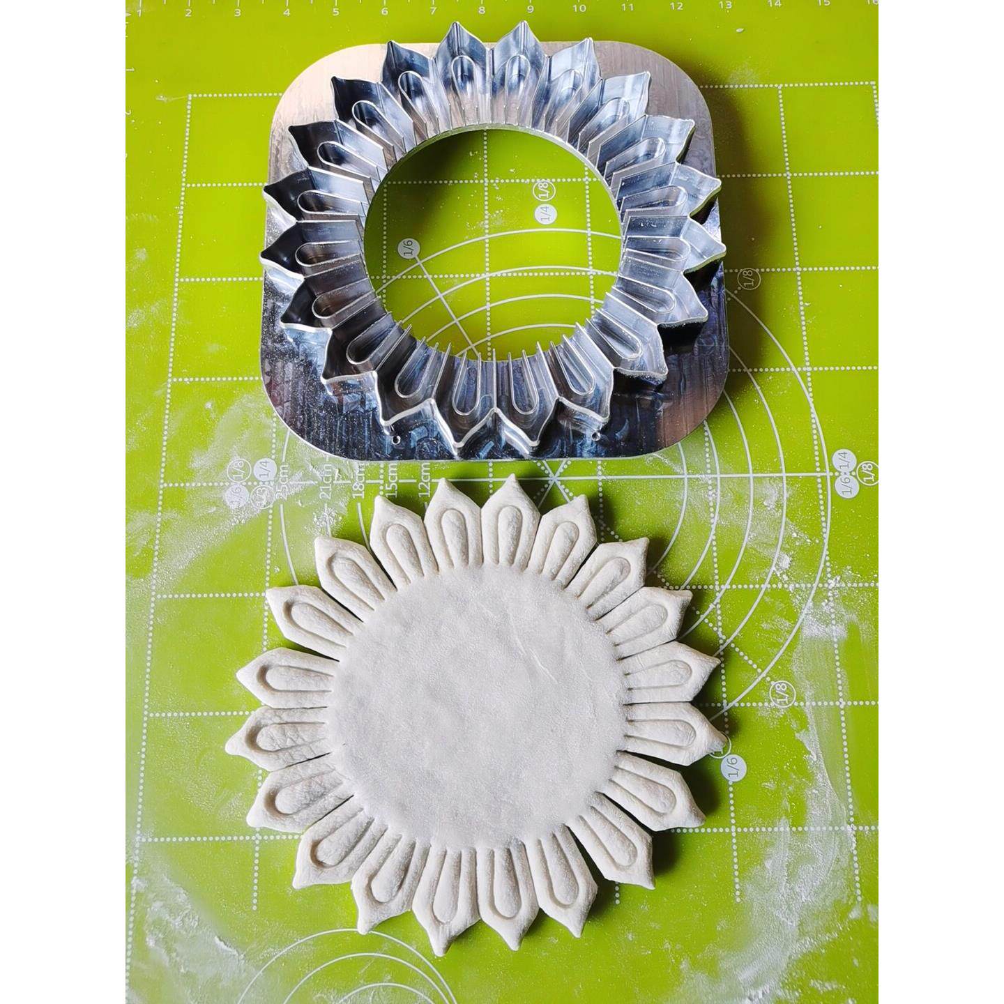 花形蕾丝馒头饼底模商用家用面食饼干花形酥饼压花研磨工具