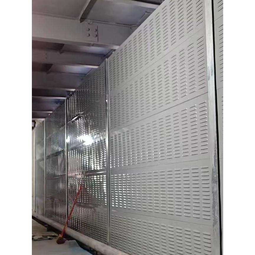音障空调隔声板冷却塔吸声墙铁路隔声屏高速公路立桥降噪板