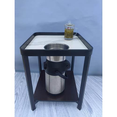 麻将机茶几茶楼茶几麻将机岩板茶几棋牌室专用茶水架不锈钢茶几