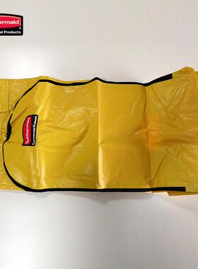 Rubbermaid乐柏美128.7L替换袋黄色清洁推车垃圾袋1966881加厚