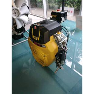润通R670V型双缸四冲程水平轴动力汽油机发动机