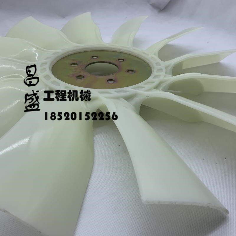 挖掘机小松PC60-7/120风扇叶4D95/4D102发动机6孔12叶高品质风叶