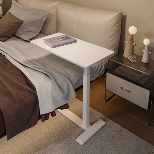 实木床边桌可移动升降电脑桌办公桌书桌家用写字学习桌子沙发边桌